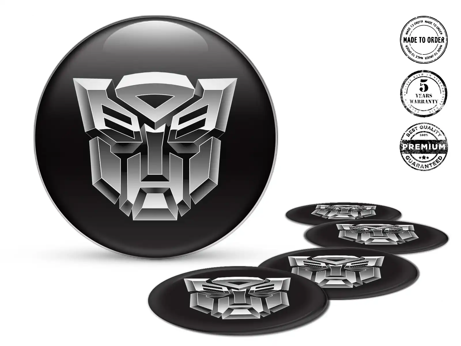 Rim Stickers Car Logo Pro Cosmic Pulse Core Wave